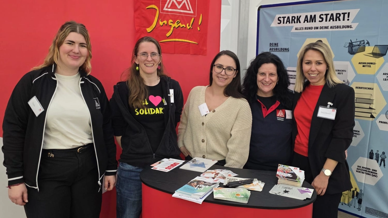 Unser Team auf der Ausbildungsmesse