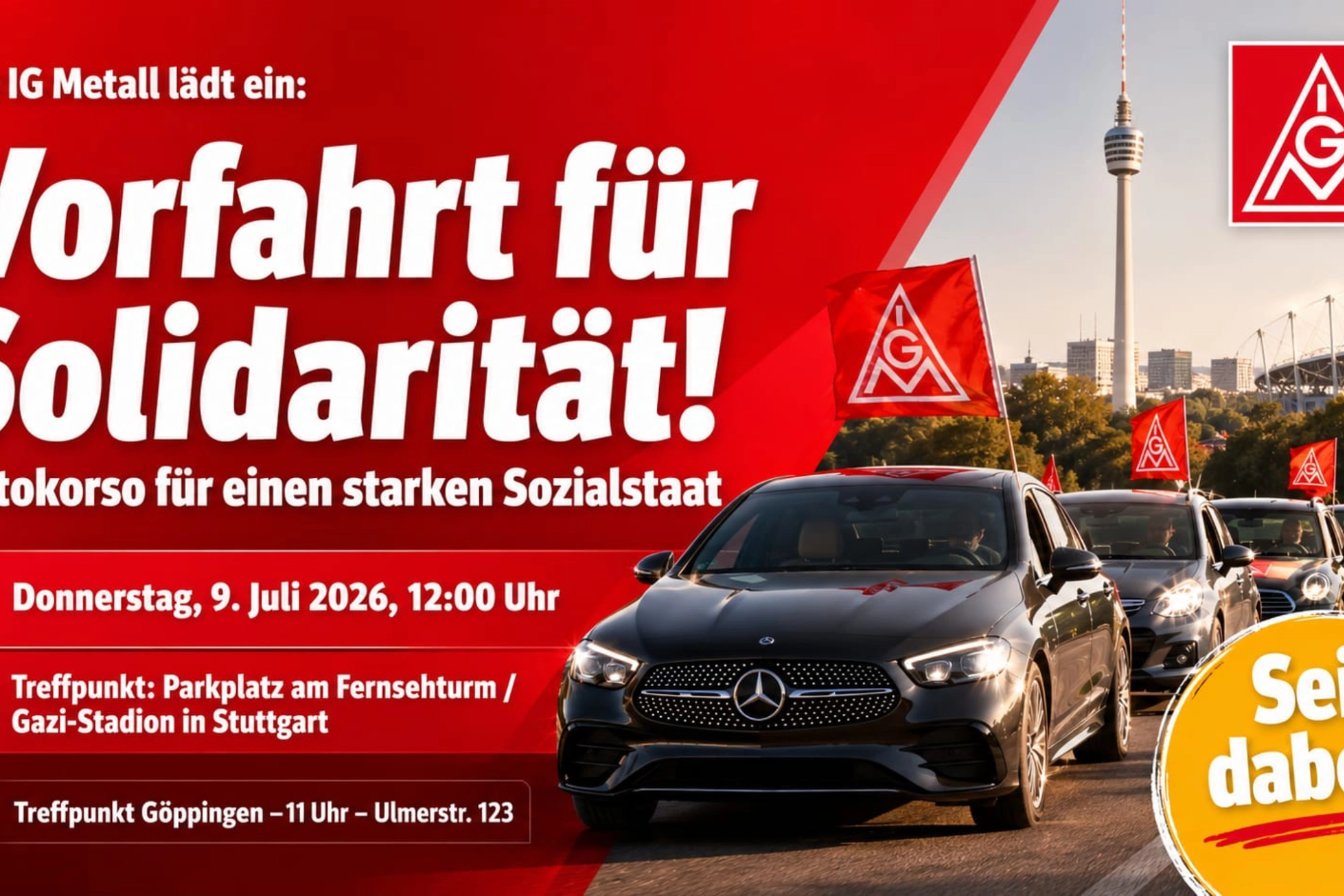 Vorfahrt für Solidarität