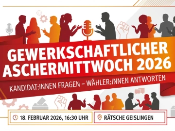 Gewerkschaftlicher Aschermittwoch der IG Metall Filstal
