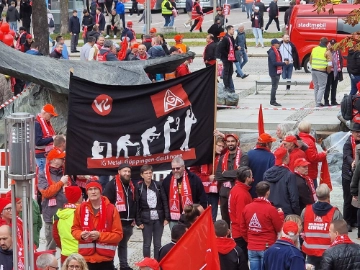 IGM Göppingen Warnstreikaktion