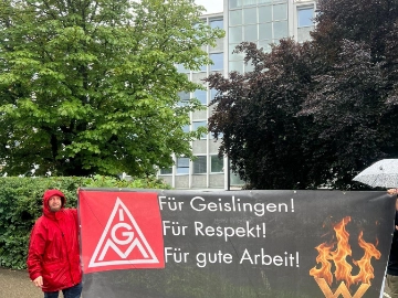 IG Metall Filstal ruft zur Kundgebung in Geislingen auf