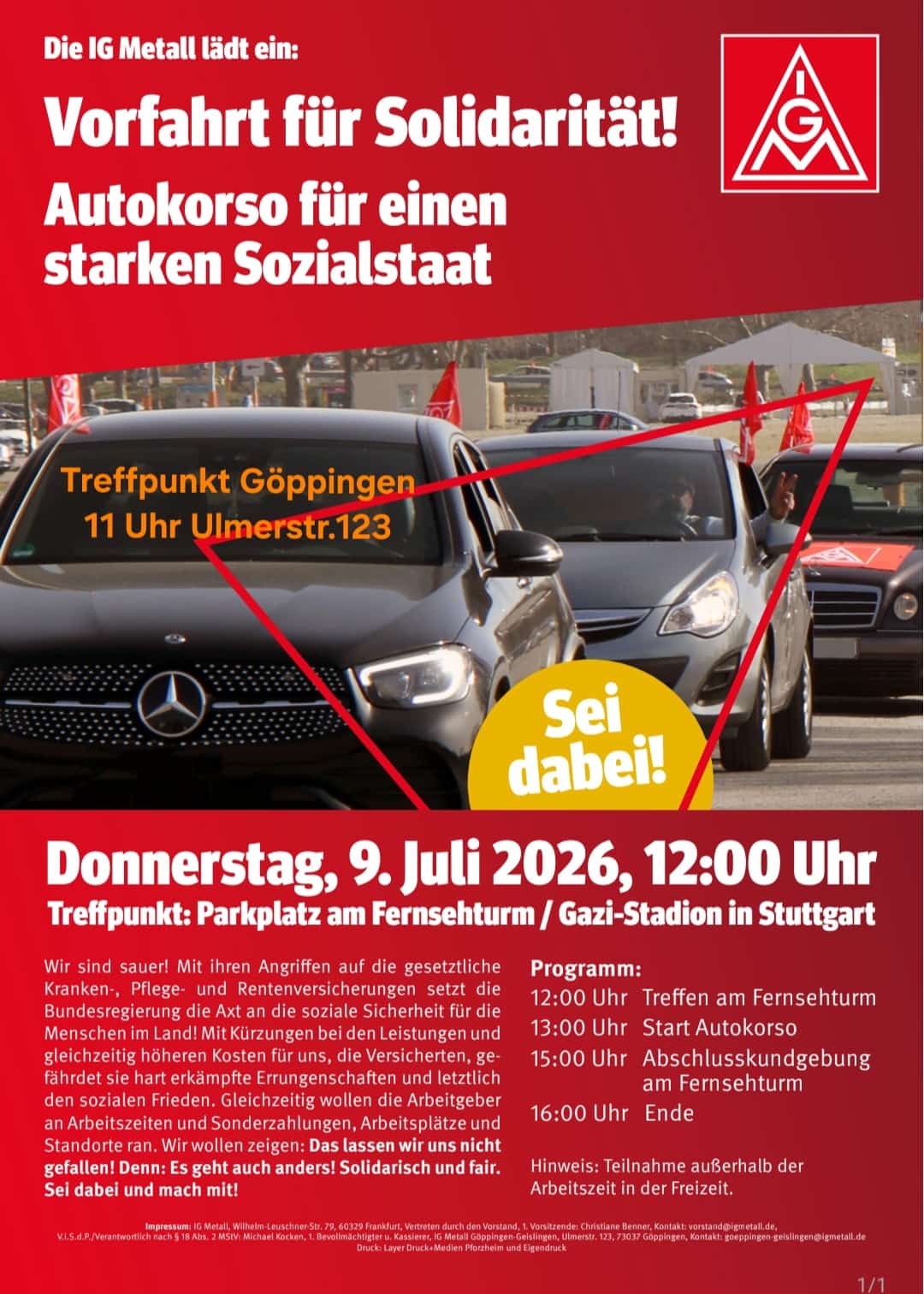 Autokorso 09. Juli 2026