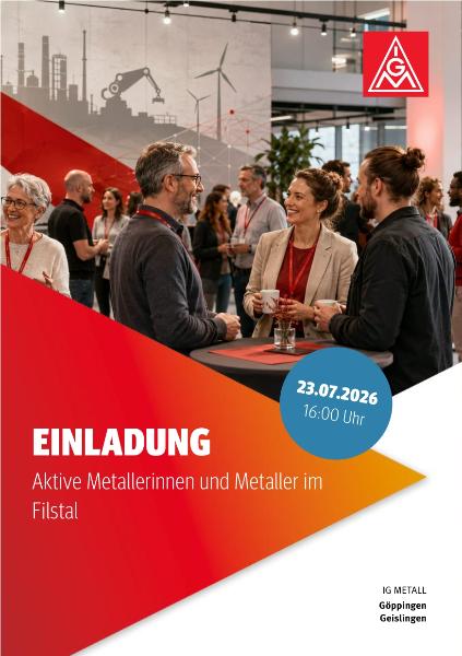 Einladung aktive MetallerInnen