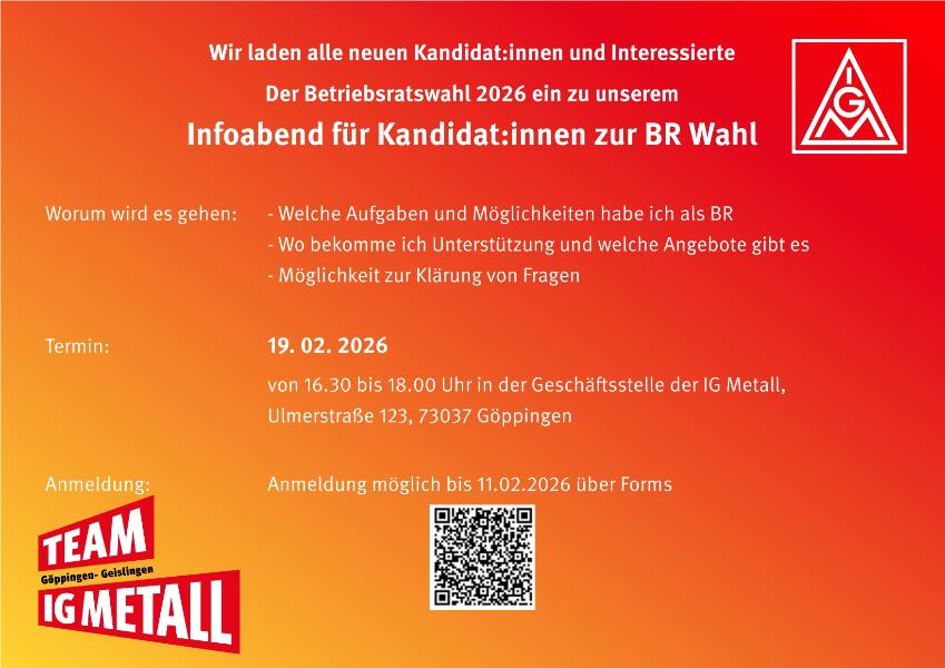 Einladung BR Wahl Kandidatenschulung